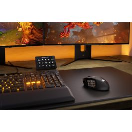 Corsair SCIMITAR ELITE WL-BLK-RGB Ratón Gaming Inalámbrico Óptico 26000 DPI con Bluetooth y USB-C Negro