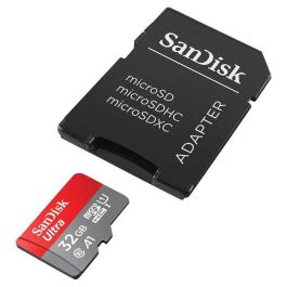 SanDisk Tarjeta de Memoria Ultra 32GB SD HC UHS-I SDXC/ Clase 10/ 120MBs SDSDUN4-032G-GN6IN