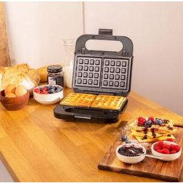 Cecotec 04309 Sandwichera de 1000 W con Carcasa de Acero Inoxidable, Color Negro y Acabado Satinado Cecotec 04309 Sandwichera de 1000 W con Carcasa de Acero Inoxidable, Color Negro y Acabado Satinado