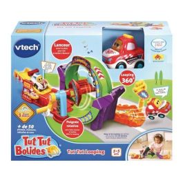 VTECH 534905 - Tut Tut Bolides - Circuito Looping con Vehículo King, Roi du Looping - Juguete para Niños 1-5 Años
