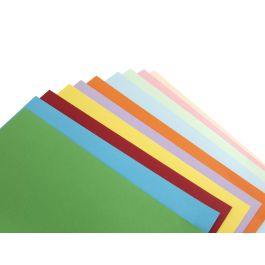 Liderpapel Bloc Trabajos Manuales Cartulina 240x315mm 10 Hojas Colores Surtidos Gramaje 180 g/m²