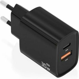 AISENS Cargador USB-C PD3.0 QC4.0 GaN 30W A110-0953 Negro para Móviles y Portátiles Precio: 7.88999981. SKU: B1DTB95MP8