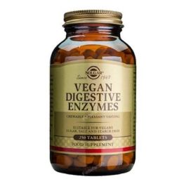 SOLGAR Enzimas Digestivas Vegan 250 Comprimidos Masticables para un correcto funcionamiento del sistema digestivo Precio: 70.5899997. SKU: B1279MR2VM