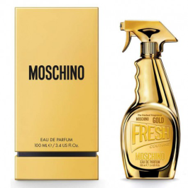 Moschino FRESH COUTURE GOLD Eau de Parfum Vaporizador 100 ml. Perfume Floral Frutal Juvenil, Enérgico y Atemporal para Mujer.