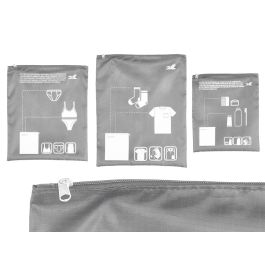 Arte Regal Set 3 Bolsas Organizador Viaje 27x34x3 cm Gris Plástico (Set de 24) Precio: 63.50000019. SKU: B19859NQHX