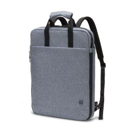 Dicota Eco MOTION Bolsa Tote Convertible Mochila para Portátil 13-15.6" Tablet 12.9" RPET Reciclado Resistente Agua Blue Denim