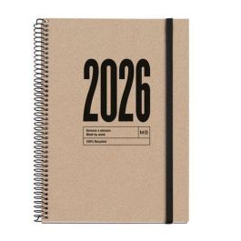 Agenda Anual (2026) Miquelrius Recycled Espiral Tapa Dura Con Goma Plus 155X213 S/V Natural Precio: 11.49999972. SKU: B1GC5TF7SN