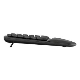 Logitech Wave Keys wireless ergonomic keyboard with a cushioned palm rest Logitech Wave Keys wireless ergonomic keyboard with a cushioned palm rest