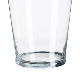 Jarrón Transparente Cristal Decoración 24 X 24 X 35 cm