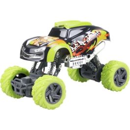 Exost X-CRAWLER Coche 4x4 a Control Remoto Todo Terreno con Suspensiones Delantera y Trasera, 2.4 Ghz, 7 km/h, Recargable USB, +5 Años