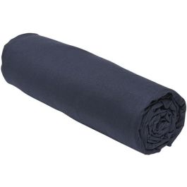 Today TOD3574643509581 Sábana bajera Algodón orgánico Azul Marino 160x200 cm Altura 30 cm