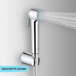 Grohe 26351000 Rociador de Ducha Vitalio, Ducha de Mano con Gatillo, 1 Chorro, Cromo, Antical, Ahorro de Agua