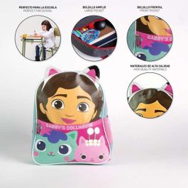 Mochila infantil escolar gabby´s dollhouse 2.5 x 3.0 x 1.0 cm Mochila infantil escolar gabby´s dollhouse 2.5 x 3.0 x 1.0 cm