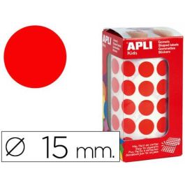 Apli Gomets Redondos 15 mm Rollo Rojo -Rollo 2832 Unidades- Precio: 4.2350000242. SKU: B1A8L4FTH4