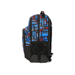 Safta Mochila Doble Hot Wheels Adaptable a Carro 420x320x150 mm