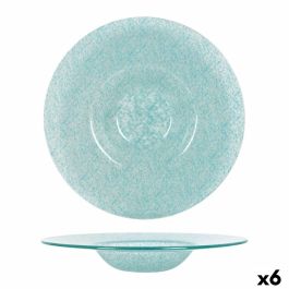 Plato Hondo Samaritaine Turquesa Ø 30 cm (6 Unidades) Plato Hondo Samaritaine Turquesa Ø 30 cm (6 Unidades)