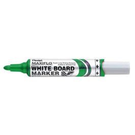 Rotulador Maxiflo Pentel Para Pizarra Blanca Color Verde 12 unidades