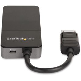 StarTech MST HUB Divisor 3 Puertos DisplayPort 1.4 a 3x DisplayPort, 8K Ultra HD, Alimentado por USB, Compatible con Windows