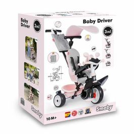 Smoby SMO741504 Triciclo Baby Driver Rosa