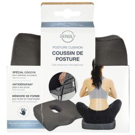 Sensly Cojín Corrección Postura Coxis, Ideal para Enderezar Espalda, con Memoria, Antideslizante, Lavable, 42x37x9 cm Precio: 20.50000029. SKU: B1EZK2T44H