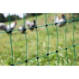 Red para aves de corral - KERBL - 15 m - 106 cm - Doble punta - Verde