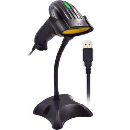 Ewent EW3400 Lector de Códigos de Barras 1D Láser Portátil USB con Base Manos Libres para Negocios y Almacenes, Negro Resistente Precio: 33.98999989. SKU: S0227405
