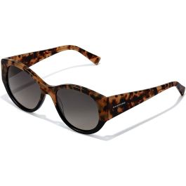 Hawkers #leo Gafas de Sol MIRANDA Unisex Adultos Montura Acetato Negro Lentes TR18 Protección UV400 Cat.3