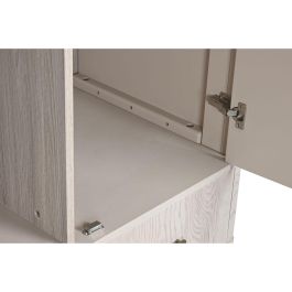 Armario Home ESPRIT Gris claro Metal Madera MDF