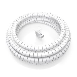 AISENS - ORGANIZADOR DE CABLE EN ESPIRAL 25MM, BLANCO, 2.0M Precio: 2.95000057. SKU: B1H7ABPDR9