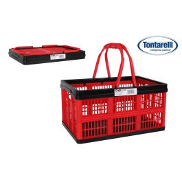Inde Caja Plegable con Asas 16L Rojo/Negro 39x25.5x21 cm (10 Unidades) Precio: 54.49999962. SKU: B14Z835XZR