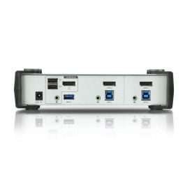 Aten 2-Port USB 3.1 Gen 1 DisplayPort 1.1 KVMP Switch con altavoz (cables KVM incluidos)