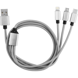 Gao Kit de Viaje 3 en 1 GAO4004282460701 - Cable de 1 m, Cargador de Pared y de Coche