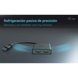 Cable USB i-Tec CADUAL4KHDMI Negro Cable USB i-Tec CADUAL4KHDMI Negro