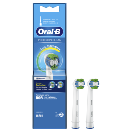 Braun Oral-B 80338441 Precision Clean Cabezales de Cepillo Eléctrico, Pack de 2, Azul, Verde, Blanco Precio: 12.50000059. SKU: S4603775