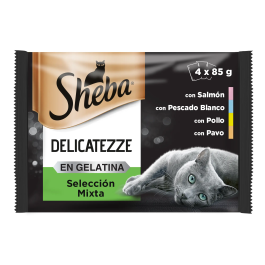 Sheba Delicato Selección Mixta para Gato, Comida Húmeda en Sobre 85g, Pack de 52 unidades (13 x 4) Precio: 30.5000003. SKU: B1EWRPQEQE