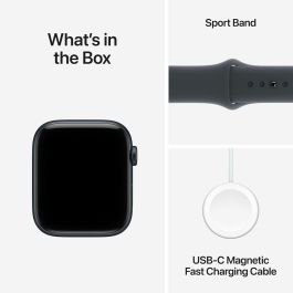 Apple Watch SE 3 Aluminium 44mm GPS Medianoche con Correa Deportiva M/L
