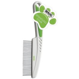 Wahl 858458-016 Peine Desenredador para Mascotas Elimina Subpelo y Desenreda Ideal Pelajes Medios Doble Largo