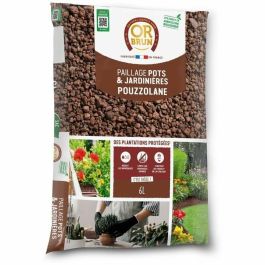 Or Brun OBRPPOU6U Mulch de Puzolana BROWN GOLD 6L para Protección de Plantas Precio: 26.49999946. SKU: B13WDTK6KF