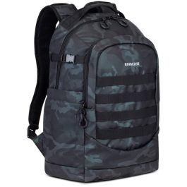 RIVACASE 7631 Riva NB Rucksack Sherwood 15,6" Portátil 28L Gris Camo Mochila para portátil 10,5" para Viajes y Trabajo