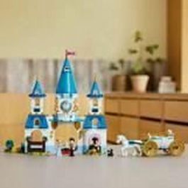 Lego 43275 Disney Princess El Castillo de Cenicienta y el Carruaje - Set Juego de Roles Infantil 6 Años