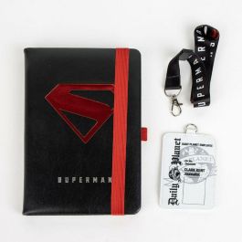 Set de Papelería Superman Morado