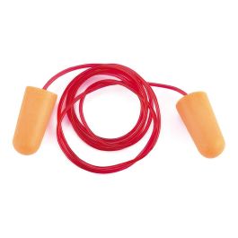 Steelpro Tapones Auditivos Desechables Ear Max con Cordón, Caja 100 uds, SNR 37 dB, EN352-2