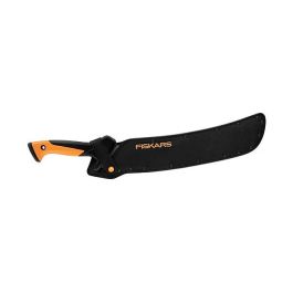 Fiskars Machete Solid Acero Inoxidable Longitud Hoja 38 cm 700 mm Peso 990 g Mango Ergonómico Naranja para Jardinería y Aventura