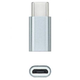 Nanocable 10.02.0011 Adaptador USB-C Macho a Micro USB Hembra, de Aluminio Gris, para Carga y Datos Precio: 4.49999968. SKU: S0233450