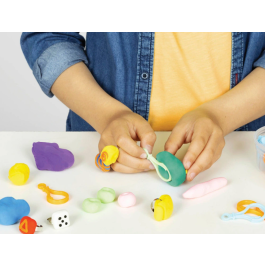 Carioca Pasta para modelar Modelight Bijoux Anillos super ligera elástica maleable se seca al aire sin gluten 2 pot de 30gr