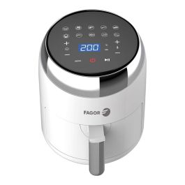 Fagor Freidora de aire Naturfry FGE501D 1400W 3.5L, pantalla LED táctil, 10 programas, protección sobrecalentamiento, 25.5x32x30.5cm Fagor Freidora de aire Naturfry FGE501D 1400W 3.5L, pantalla LED táctil, 10 programas, protección sobrecalentamiento, 25.5x32x30.5cm