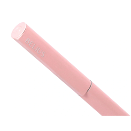 Belius Rocket B Bolígrafo Minimalista Rosa, Tinta Azul, Punta 0,8 mm, Caja Cilíndrica