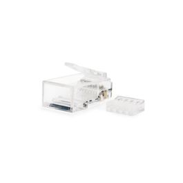 Nano Cable 10.21.0201 Conector RJ45 Cat.6 para Redes de Datos, Bolsa 10 Unidades