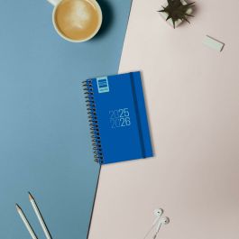Finocam Agenda Espiral E3 para Estudiantes 2025-2026, 79x127 mm, Azul, con Goma Elástica y Contenido Extra Finocam Agenda Espiral E3 para Estudiantes 2025-2026, 79x127 mm, Azul, con Goma Elástica y Contenido Extra