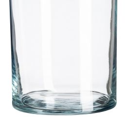 Jarrón Cilíndrico Cristal Decoración 16 X 16 X 30 cm